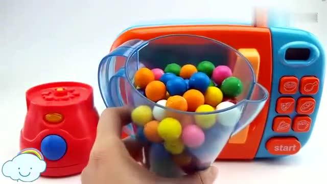 神奇微波炉变迷你糖果机玩具 创意与甜蜜的完美融合